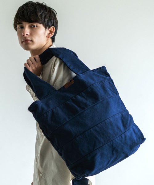 トートバッグ カバン 鞄 綿 コットン 帆布 8号キャンバス メンズ レディース 生成り キナリ 日本製 国産 反応染め 無地 切替 ボーダー シンプル But ロッキーモンロー Rocky Monroe Magaseek