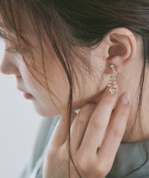 niana/パーティー イヤリング アクセサリー 両耳 シルバー ゴールド シンプル ビジュー 耳飾り 大きめ ビジュー ドレス ワンピース シンプル 結婚式 セレモニー /504170599