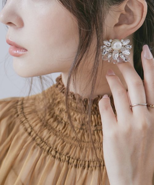 パーティー ピアス 両耳 アクセサリー 1粒パール クリア 透明 大振り フェイクパール パール イミテーションパール ビジュー ドレス ワンピース シンプル ニアナ Niana Magaseek パーティー ピアス 両耳 アクセサリー 1粒パール クリア 透明 大振り フェイクパール パール イミテーションパール ビジュー ドレス ワンピース シンプル ニアナ Niana Magaseek