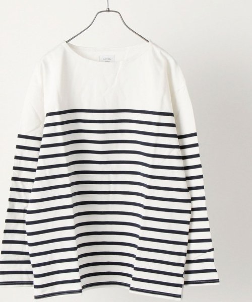 Ships Any Standard Cotton Usa ボートネック ボーダー ロンt シップス エニィ メンズ Ships Any Mens Magaseek