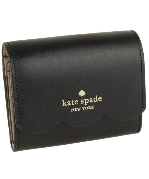 kate spade new york(ケイトスペードニューヨーク)/【kate spade new york(ケイトスペード)】kate spade new york ケイトスペード GEMMA small flap walle/ブラック