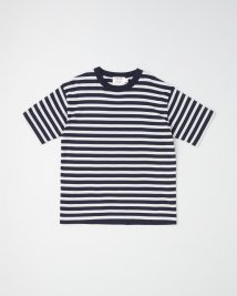 Traditional Weatherwear(トラディショナル　ウェザーウェア)/COTTON BORDER KNIT T－SHIRT/ネイビー