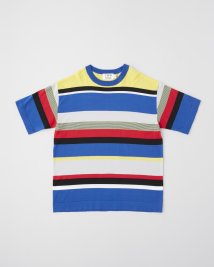 Traditional Weatherwear/COTTON BOARDER KNIT TEE SHIRT/504177447