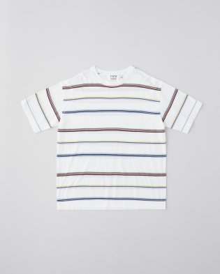 Traditional Weatherwear/COTTON BOARDER KNIT TEE SHIRT/504177447