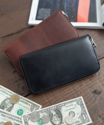 Rocky Monroe/長財布 メンズ レディース 本革 日本製 国産 ロングウォレット ラウンドファスナー HORWEEN ホーウィン社 クロムエクセル カジュアル シンプル 栃木レ/504178352