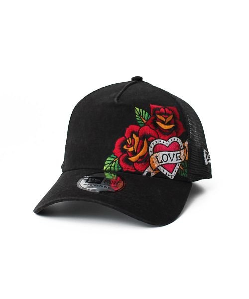 NEW ERA(ニューエラ)/NEW ERA 940 TATTOO EMB ROSE/ブラック