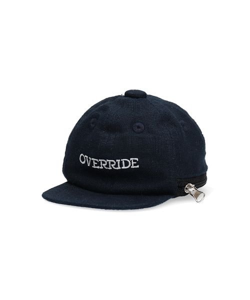 OVERRIDE(OVERRIDE)/OVERRIDE LINEN CAP POUCH/ネイビー