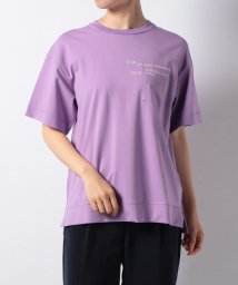 en recre(アン レクレ　)/【BRAHMIN】ワンポイントＴシャツ/ラベンダー