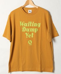 ALWAYS GOOD TIME NEW BASIC STORE(オールウェイグッドタイムニューベーシックストア)/【QUE　/ キュー】　USAコットン　DUMO ロゴ　SURF/サーフTEE　/ゴールド