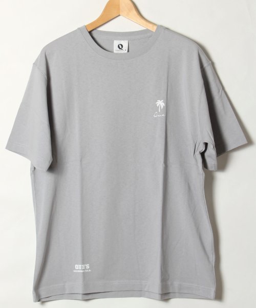 ALWAYS GOOD TIME NEW BASIC STORE(オールウェイグッドタイムニューベーシックストア)/【QUE　/ キュー】　USAコットン 1POINT　SURF/サーフTEE　/グレー