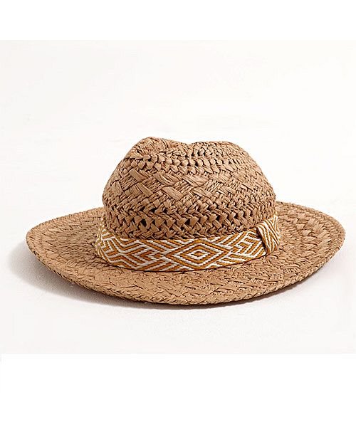 Amina レオンhat メンズ 帽子 麦わら帽子 ハワイ リゾート ビーチ 海 サーフ ブラウン ナチュラル ユニセックス アミナ Amina カジュアル ア アミナ Amina Magaseek