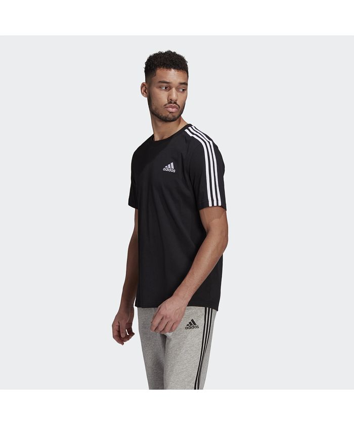 【セール】 アディダス(adidas) |エッセンシャルズ 3ストライプス 半袖Tシャツ / Essentials 3－Stripes Tee(504182660)  - MAGASEEK