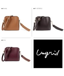 Ungrid(アングリッド)/アングリッド Ungrid バッグ ショルダーバッグ レディース SMOOTH BIG TASSEL MINI BAG ブラック アイボリー オーク カーキ キ/ワイン