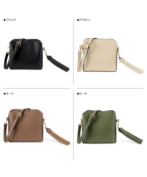 Ungrid(アングリッド)/アングリッド Ungrid バッグ ショルダーバッグ レディース SMOOTH BIG TASSEL MINI BAG ブラック アイボリー オーク カーキ キ/オーク