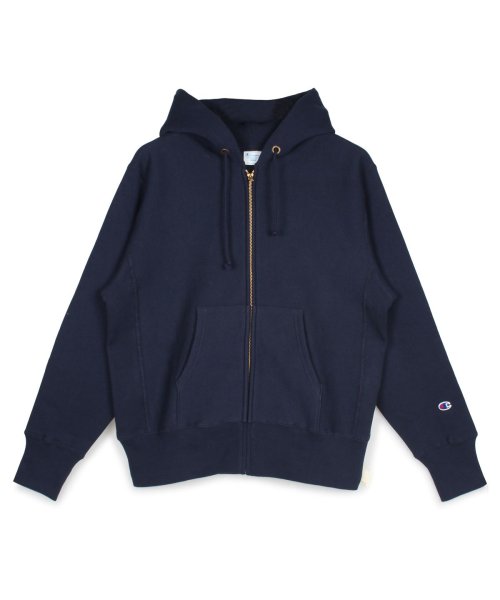 CHAMPION(チャンピオン)/チャンピオン Champion リバースウィーブ パーカー スウェット ジップアップ メンズ レディース REVERSE WEAVE PULLOVER HOOD/ダークネイビー