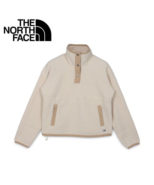 ノースフェイス The North Face ボアジャケット フリースジャケット アウター レディース Fleece Mashup 1 4 Snap アイボリー ザノースフェイス Thenorthface Magaseek