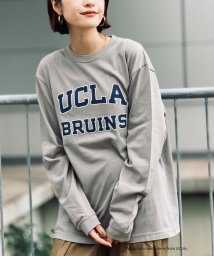 NOLLEY’S goodman(ノーリーズグッドマン)/【WEB限定】YALE / UCLA 別注 カレッジロゴ プリント ビッグシルエット Tシャツ/グレー系その他