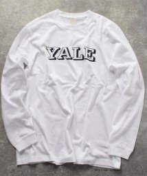 NOLLEY’S goodman(ノーリーズグッドマン)/【WEB限定】YALE / UCLA 別注 カレッジロゴ プリント ビッグシルエット Tシャツ/ホワイト系その他