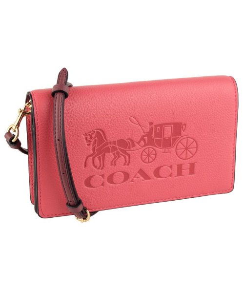 COACH(コーチ)/【Coach(コーチ)】Coach コーチ ANNA FOLDOVER CROSSBODY/ピンク系