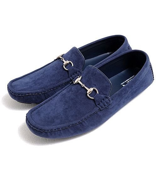 Sb Select ビット付きパイピング加工ドライビングシューズ メンズ ローファー 靴 フェイクスウェード スエード カジュアル キレイ目 エスビーセレクト Sb Select Magaseek