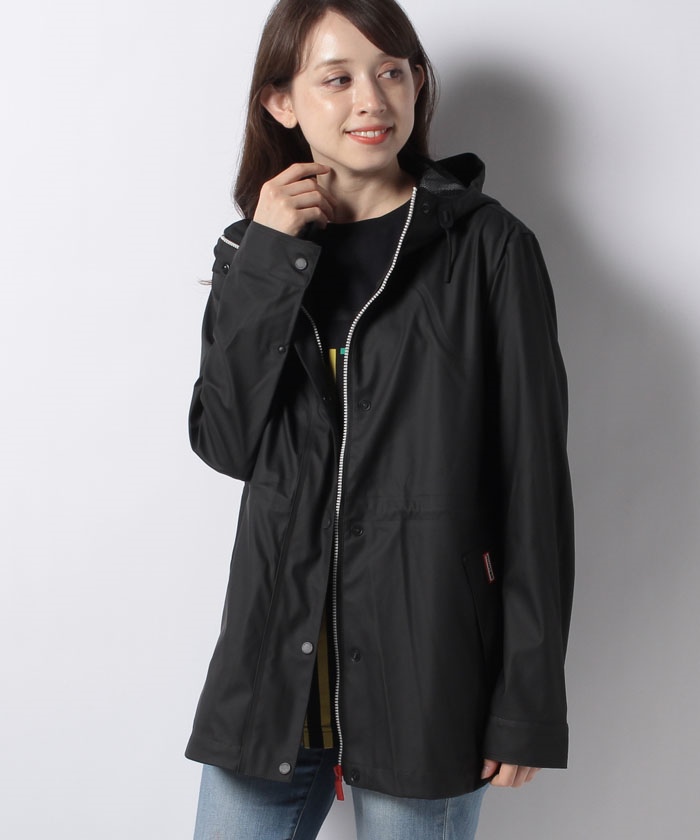 hunter olive rain mac