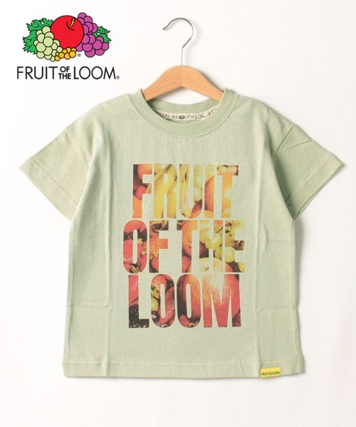 FRUIT OF THE LOOM(フルーツオブザルーム)/【Kid's】FRUIT OF THE LOOM/フルーツオブザルーム　フォトロゴプリントTシャツ/ミント