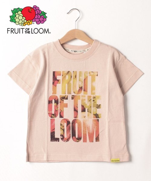 FRUIT OF THE LOOM(フルーツオブザルーム)/【Kid's】FRUIT OF THE LOOM/フルーツオブザルーム　フォトロゴプリントTシャツ/ベージュ