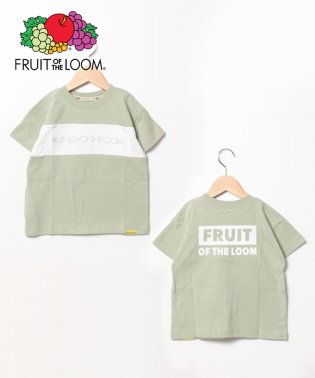 FRUIT OF THE LOOM/【Kid's】FRUIT OF THE LOOM/フルーツオブザルーム　バイカラーロゴプリントTシャツ/504111339