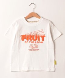 FRUIT OF THE LOOM(フルーツオブザルーム)/発砲ロゴプリント Tee/ホワイト