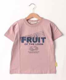 FRUIT OF THE LOOM(フルーツオブザルーム)/発砲ロゴプリント Tee/ラベンダー