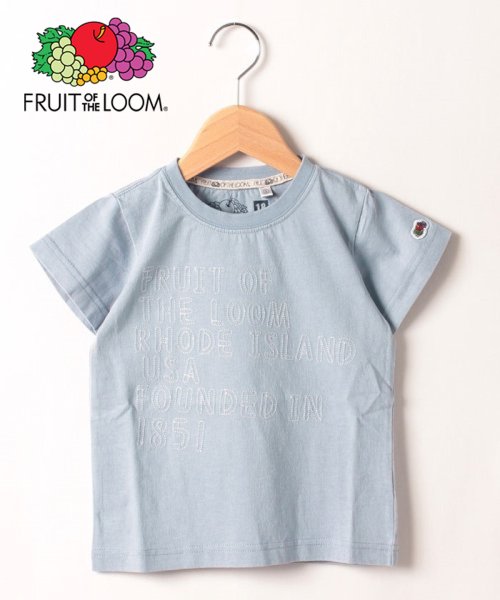 FRUIT OF THE LOOM(フルーツオブザルーム)/【Kid’s】FRUIT OF THE LOOM/フルーツオブザルーム　ロゴ刺繍Tシャツ/ミント