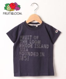 FRUIT OF THE LOOM(フルーツオブザルーム)/【Kid’s】FRUIT OF THE LOOM/フルーツオブザルーム　ロゴ刺繍Tシャツ/ネイビー