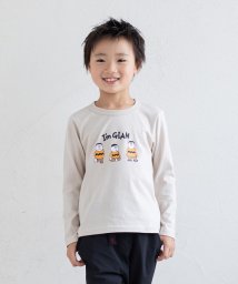 chil2(チルツー)/I'm Doraemon/ドラえもん・ジャイアン長袖Tシャツ/クリーム