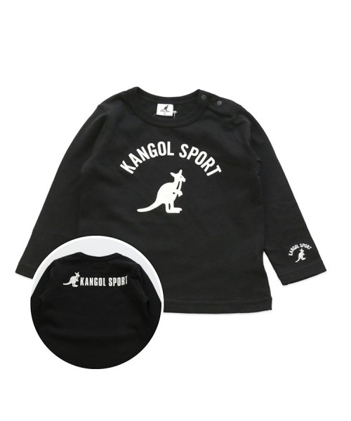 KANGOL(KANGOL)/KANGOL SPORT/カンゴールスポーツロゴ長袖Tシャツ/ブラック
