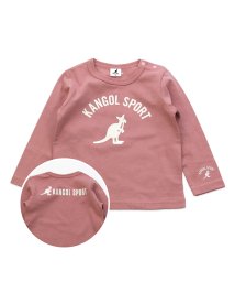 KANGOL(KANGOL)/KANGOL SPORT/カンゴールスポーツロゴ長袖Tシャツ/ピンク