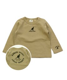 KANGOL(KANGOL)/KANGOL SPORT/カンゴールスポーツロゴ長袖Tシャツ/ベージュ系1