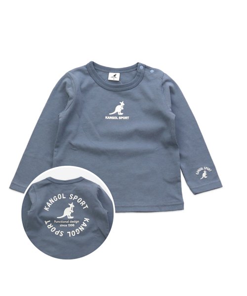 KANGOL(KANGOL)/KANGOL SPORT/カンゴールスポーツロゴ長袖Tシャツ/グレー