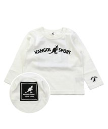 KANGOL(KANGOL)/KANGOL SPORT/カンゴールスポーツロゴ長袖Tシャツ/ホワイト系2