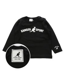 KANGOL(KANGOL)/KANGOL SPORT/カンゴールスポーツロゴ長袖Tシャツ/ブラック系2