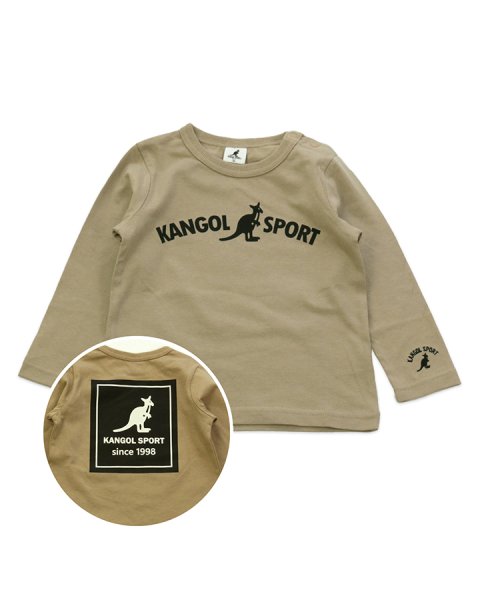 KANGOL(KANGOL)/KANGOL SPORT/カンゴールスポーツロゴ長袖Tシャツ/ベージュ系2