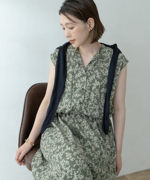 F By Rosso 小花柄フレンチスリーブワンピース Urban Research Rosso Urban Research Rosso Magaseek