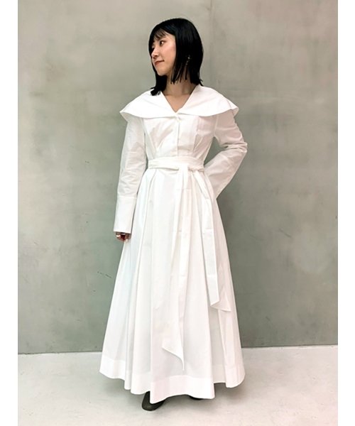 セール ケープカラーシャツワンピース フレイ アイディー Fray I D Magaseek