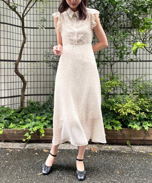 セール 上品プチフリルワンピース マジェスティックレゴン Majestic Legon Magaseek