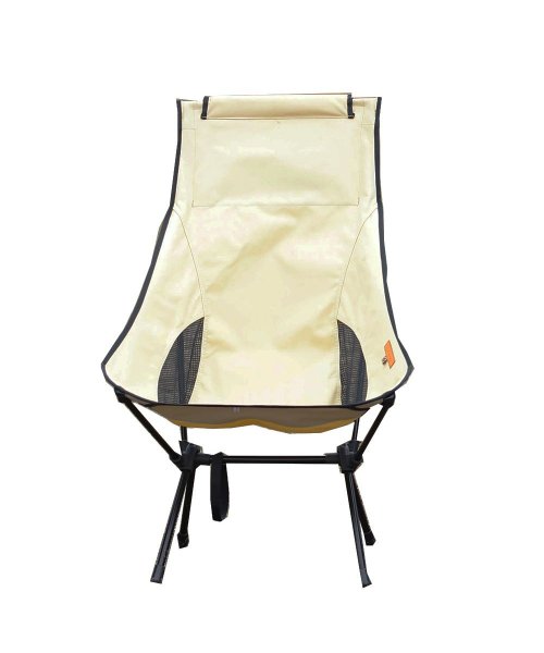 S'more(スモア)/【S'more /Alumi High－back Chair】 アウトドアチェア キャンプ チェア/ベージュ