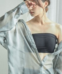 Fashion Letter(ファッションレター)/バックデザイン ブラトップ ノンワイヤー Tシャツブラ チューブトップ ベアトップ ヨガブラ ヨガウェア スポーツブラ スポブラ 見せブラ ナイトブラ 背中見せ/その他系1