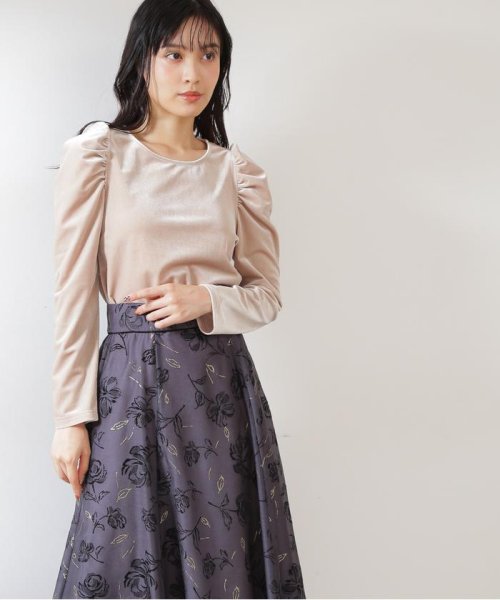 セール ジルバイジルスチュアート Jill By Jillstuart ベロアパワショルトップス Magaseek
