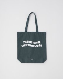 Traditional Weatherwear(トラディショナル　ウェザーウェア)/WAVE LOGO GUSSET TOTE/グリーン