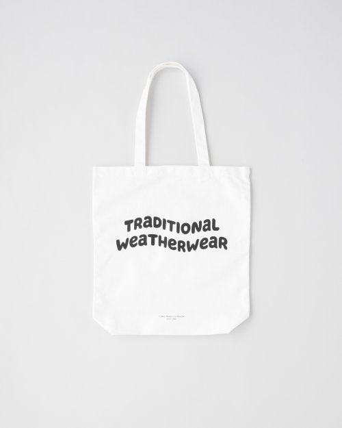 Traditional Weatherwear(トラディショナル　ウェザーウェア)/WAVE LOGO GUSSET TOTE/ホワイト