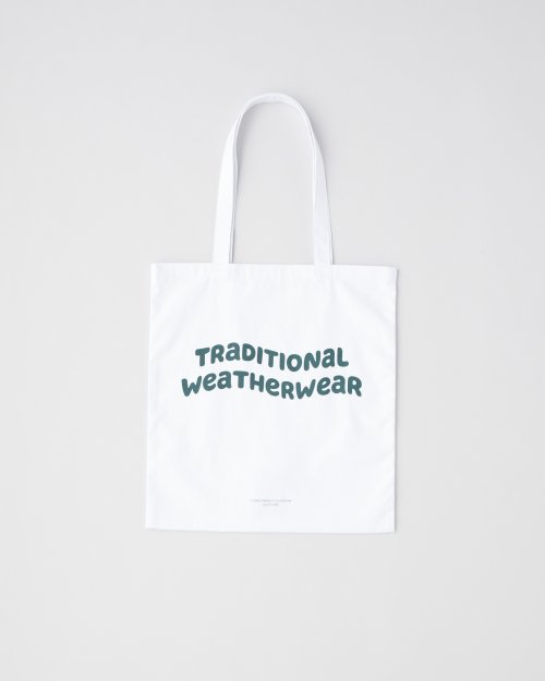 Traditional Weatherwear(トラディショナル　ウェザーウェア)/WAVE LOGO TOTE/ホワイト