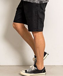 VICCI(ビッチ)/VICCI コックショーツ ハーフパンツ メンズ 膝上 ショートパンツ ショーツ コックパンツ イージーパンツ  カジュアル コットン 【C】/ブラック